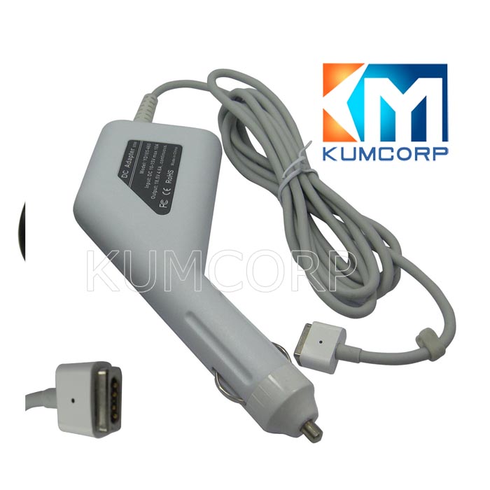 APPLE Car Adapter 16.5V 3.65A prolate-head of magnet T head