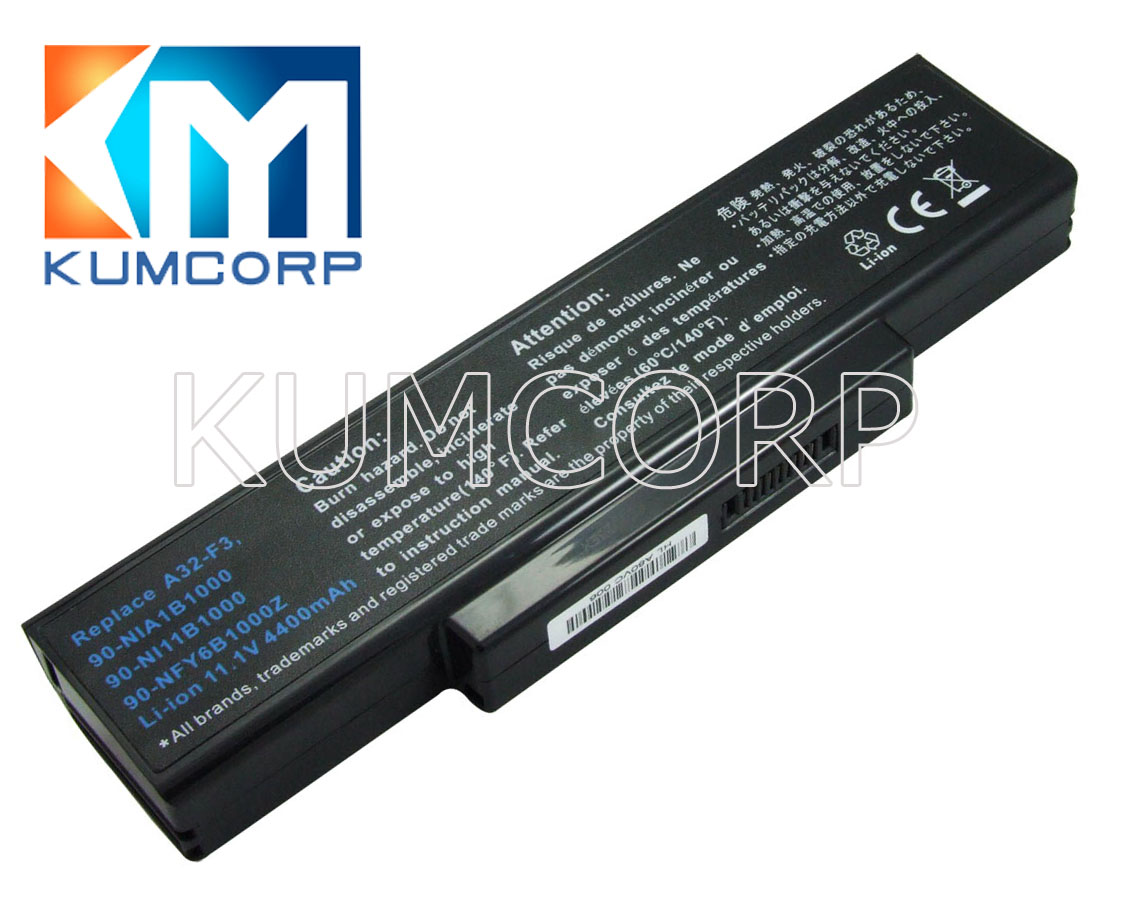 ASUS Laptop Battery A32-F3 11.1V 4400mAh