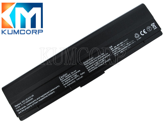 ASUS Laptop Battery A32-U6 11.1V 4400mAh