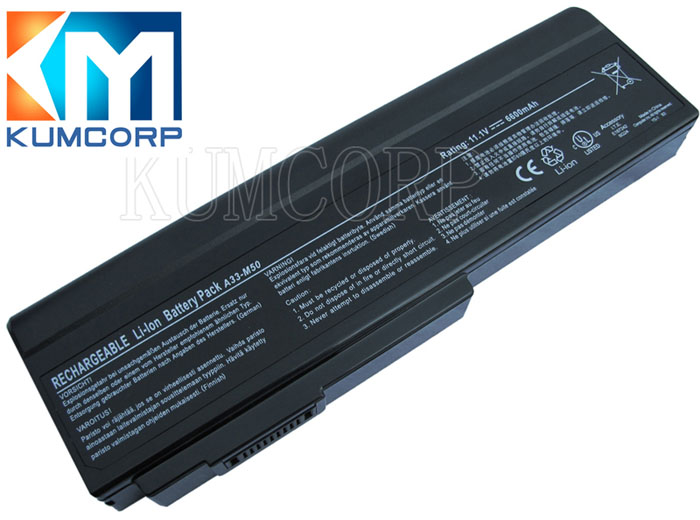 ASUS Laptop Battery A32-M50 11.1V 6600mAh
