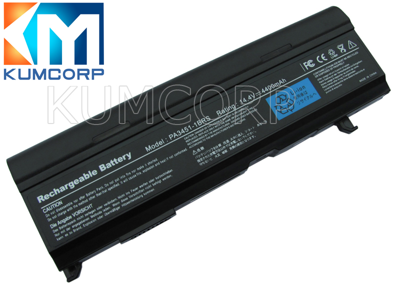 Replacement TOSHIBA Laptop Battery PA3451 14.8V 4400mAh