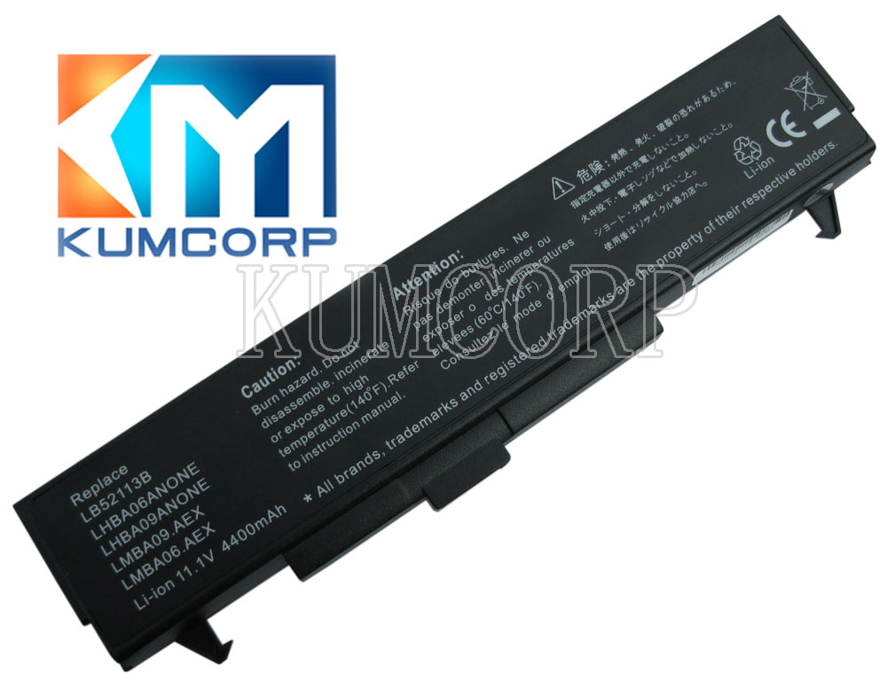 Replacement LG Laptop Battery LM50 LB52113B 11.1V 4400mAh