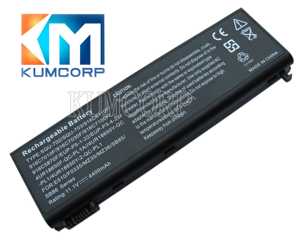 Replacement LG Laptop Battery E510 SQU-702 11.1V 4400mAh