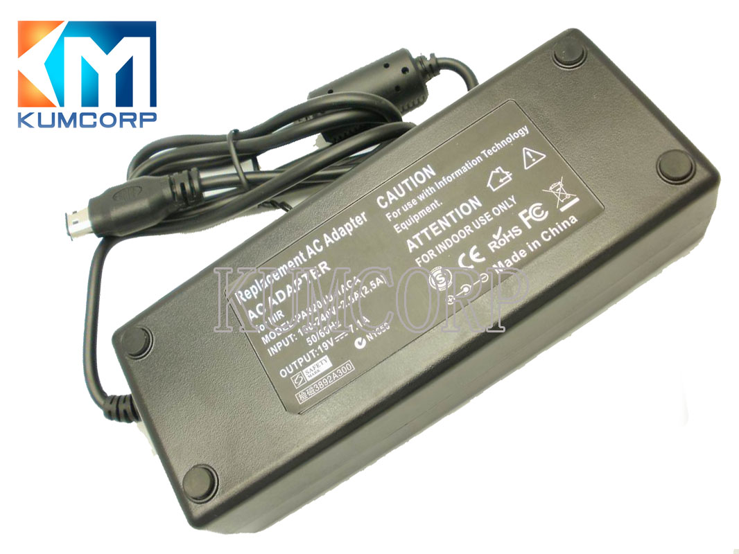 HP Laptop AC Adapter 19V 7.1A 5 hole oval 150W