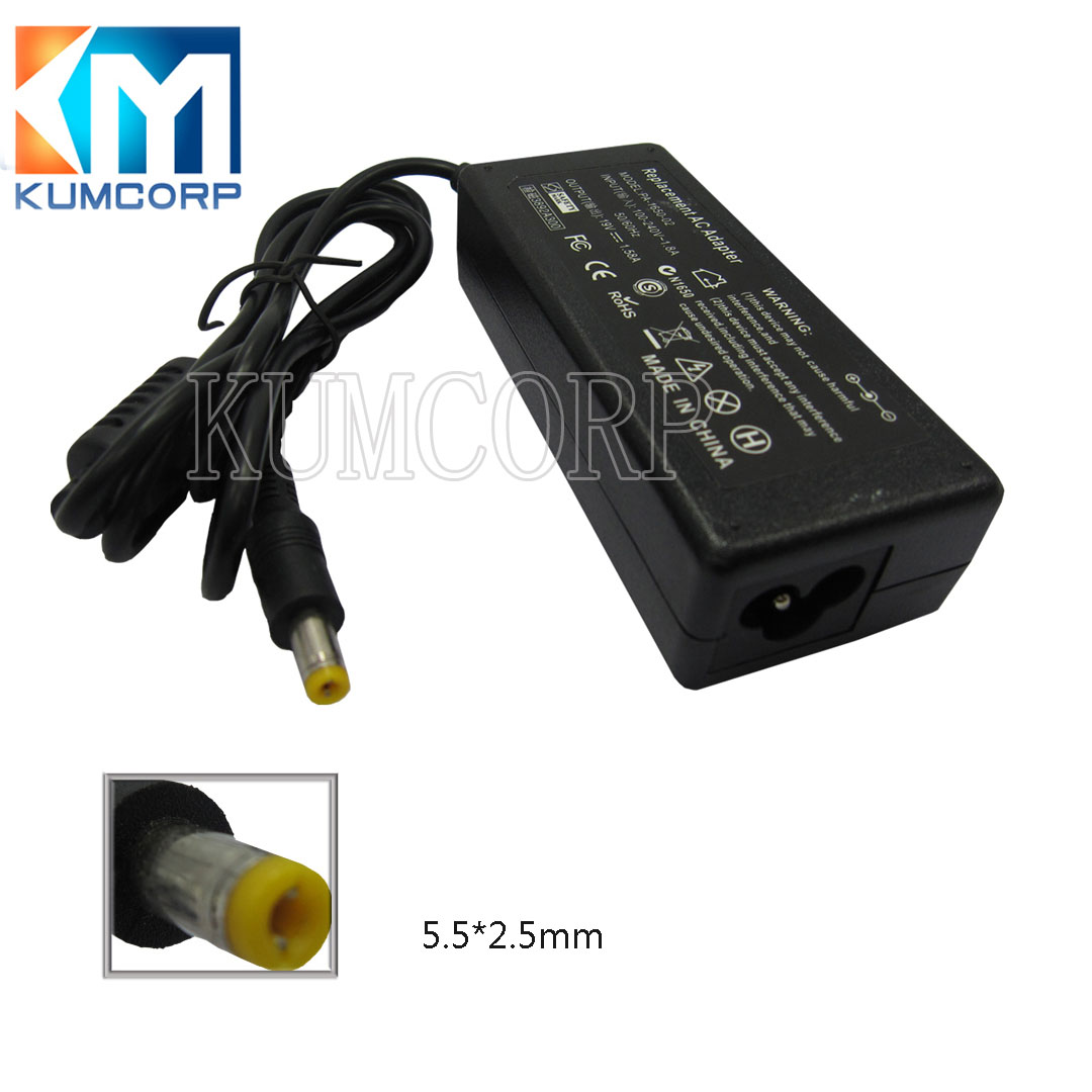 DELL Laptop AC Adapter 19V 1.58A 5.5*2.5mm 30W