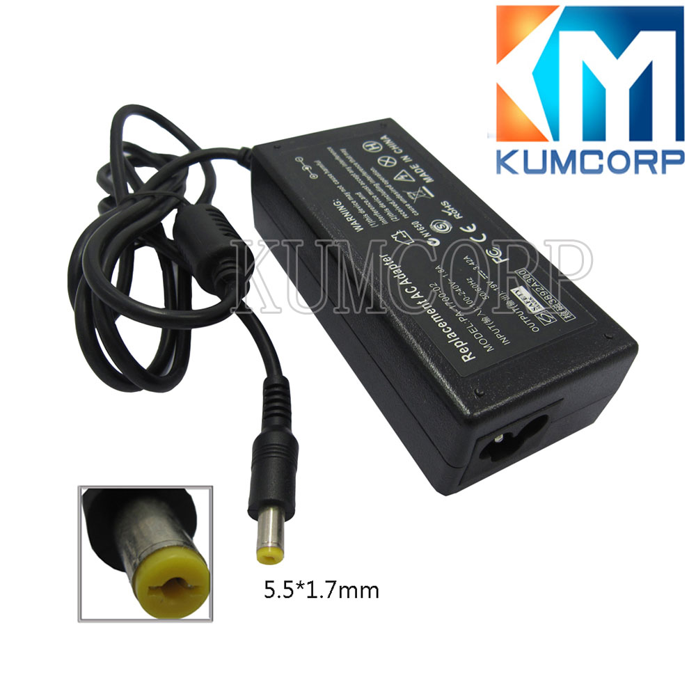 ACER Laptop AC Adapter 19V 3.42A 5.5*1.7mm 65W