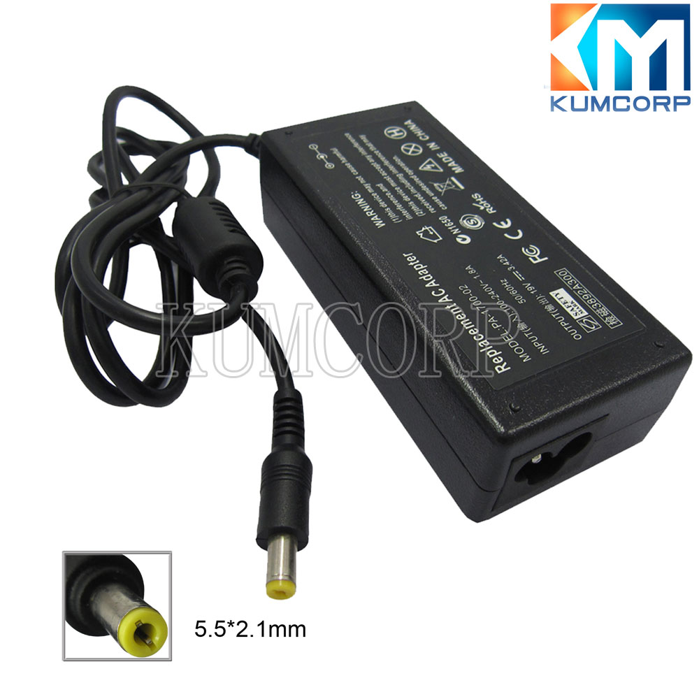 ACER Laptop AC Adapter 19V 3.42A 5.5*2.1mm 65W
