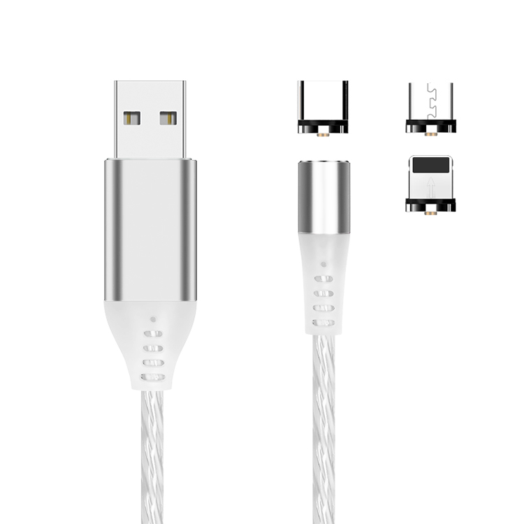 360 Degree Rotation Cellphone Fast Charger 3 in 1 USB Cable